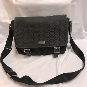 Coach Black Messenger Bag
